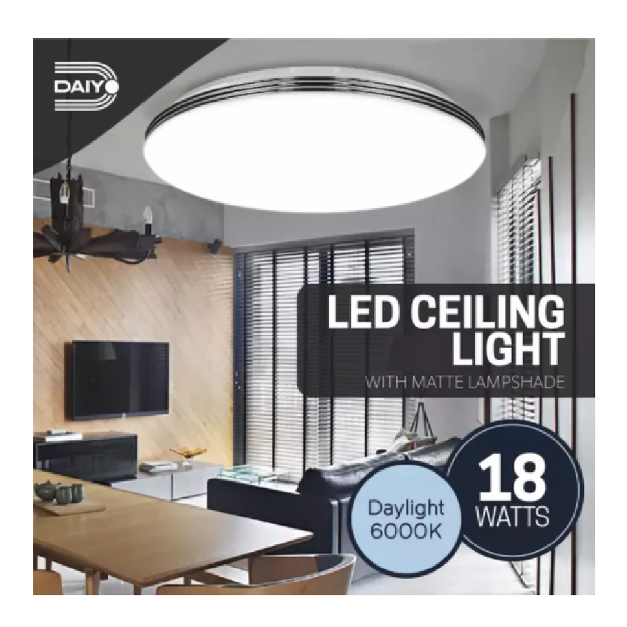 Daiyo LED Ceiling Lamp 18W 1700 Lumen Daylight 6000K